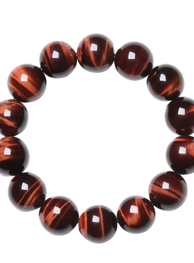 天然红虎眼石手链男女虎睛石手串