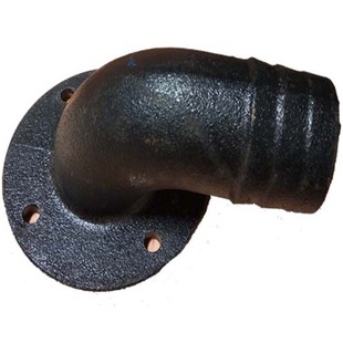 排污泵铸铁法兰弯头污水泵出水口2寸2.5寸3寸4寸变径接头水泵配件