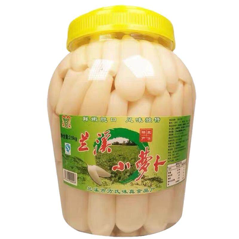 兰溪酸辣泡椒小萝卜腌制泡菜下饭萝卜干玉格格小萝卜罐装2.5kg