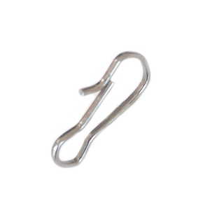 不锈钢带勾朱胆扣挂勾水晶拉线灯饰五金配件 珠帘轨道挂勾防风扣