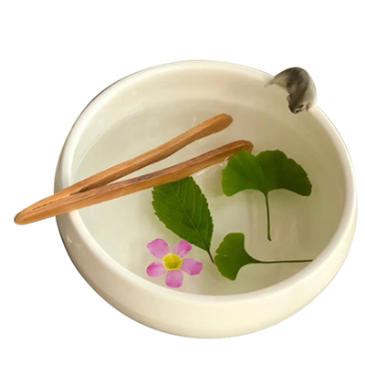 非遗古法植物拓印敲染古法制作