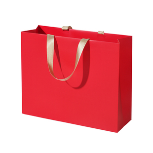 茶叶手提袋红色牛皮纸袋高档礼品袋茶叶包装袋龙井茶礼袋定制logo