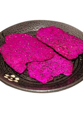红心火龙果脆冻干雪花酥烘焙零食