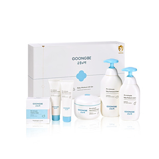 宫中秘策婴儿洗护马年生肖礼盒新生儿六件套皇冠面霜润肤套装官旗