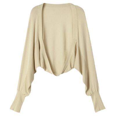 天丝薄款针织小开衫防晒短款披肩