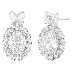 新品abyb香气光环耳环香水瓶蝴蝶满钻925银针高级感轻奢爆闪耳饰