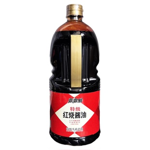 千禾鼎鼎鲜特级红烧酱油1.8L大桶装酿造酱油红烧肉上色调味料