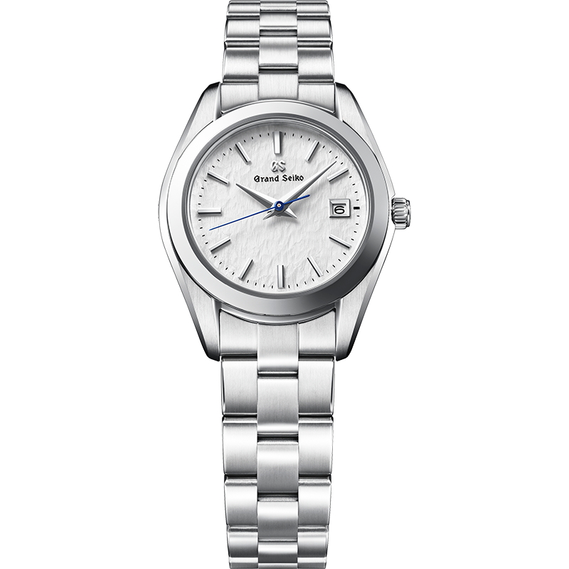 【七夕礼物】GrandSeiko冠蓝狮gs信州白雪花石英女表情侣STGF359G