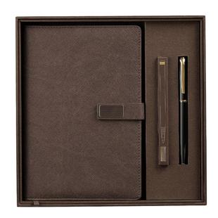 新款商务高档笔记本本子定制可印logo签字笔u盘礼盒定制签字笔刻字加厚学习办公记事本皮面本企业礼品定做