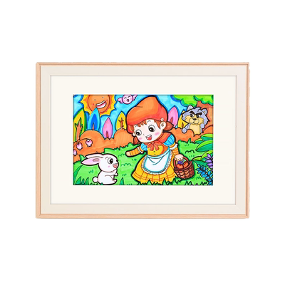 简易儿童画框装裱相框挂墙