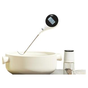 展艺探针式食品温度计烘培厨房测水温油温奶温面包电子精准测量计