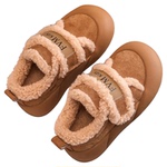 女童鞋子儿童二棉鞋2025新款秋冬季女宝宝加绒保暖毛毛雪地靴勃肯