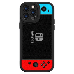 switch适用苹果16手机壳游戏机iPhone15promax新款14小羊皮17壳13硅胶12趣味11pro好玩的xs创意8plus个性7p男