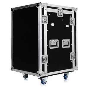 专业16u调音台功放机箱航空箱机柜定做12u音响8u舞台演出设备柜