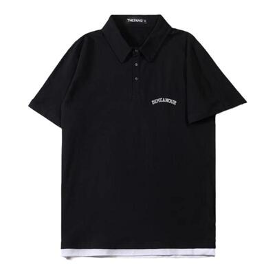 夏季珠地棉短袖POLO衫大码男装