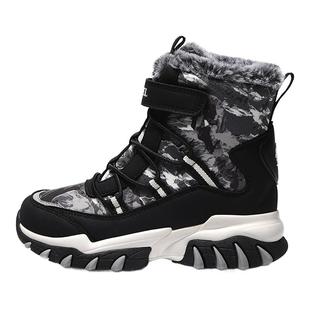 骆驼儿童雪地靴防滑加绒保暖鞋女童2025年冬季雪地鞋男童棉靴棉鞋