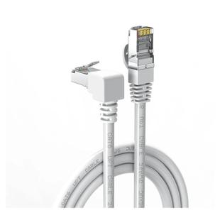 6类千兆弯头网线90度水晶头万兆5G八类屏蔽宽带网络线超细双绞线