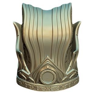 3D打印古装发冠军师文人墨客头饰五代十国bjd,cos歌剧话剧饰品