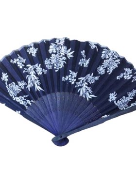 青花瓷折扇中国风装饰品环境布置