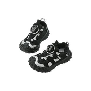 JEEP儿童运动鞋男童女童秋冬季加绒二棉新款男孩防滑休闲跑步鞋子