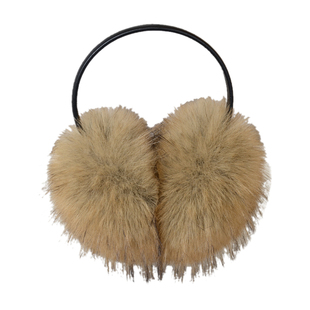 狐狸毛耳套女秋冬季时尚保暖简约仿皮草护耳朵包耳暖耳捂毛绒耳罩