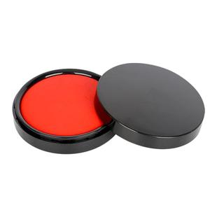 【秒干】晨光印泥印台硬泥红色盖章财务办公用品按手印便携印油印尼蓝色快干印章公章印油盒快干指纹速干小号