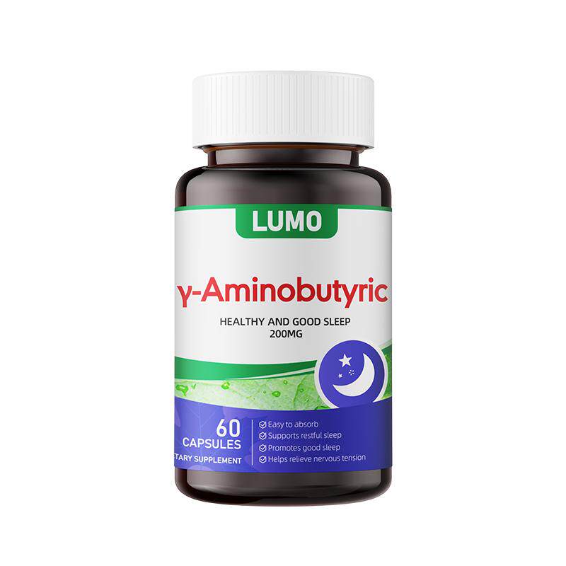 Lumo进口助眠褪黑素胶囊安神GABA睡眠好物B6L茶氨酸VC焦虑非软糖