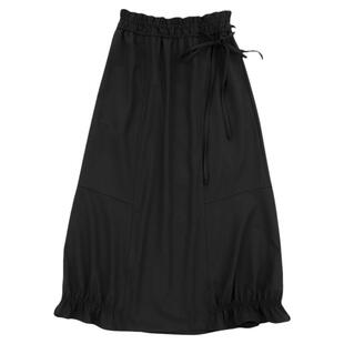 精分 不拘泥于常规设计的跳脱花苞裙 下摆松紧小花边花苞半身裙