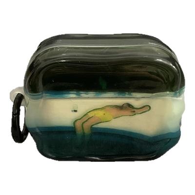 优品躺平泳池人物airpods4耳机壳