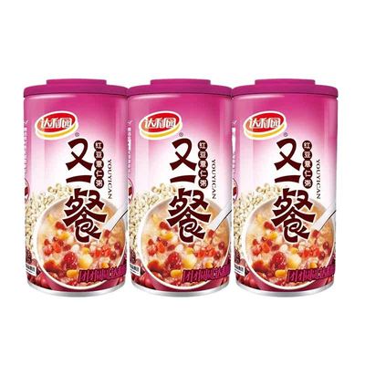 达利园八宝粥桂圆莲子360g3罐 玉米红豆薏仁营养早餐速食夜宵