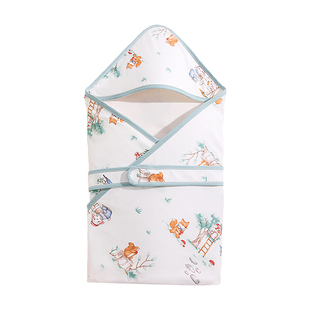 宝宝包被春夏刚出生婴儿抱被薄款新生儿产房包裹小月龄防惊跳包单