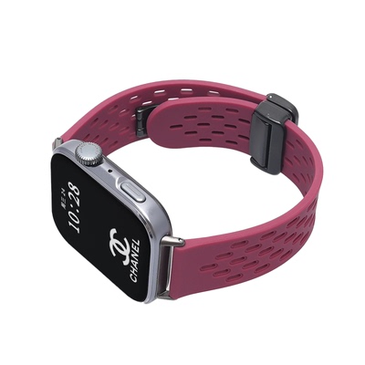 适用华为FIT3/4磁吸透气硅胶表带