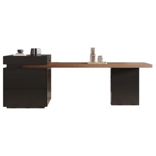 意式极简下挂岩板岛台餐桌一体家用多功能智能高级开放式厨房倒台