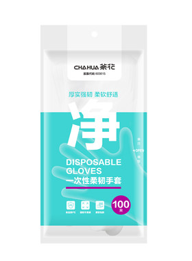 茶花一次性pe手套食品级