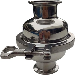 304不锈钢出料口过滤器快装球形阻火器卫生级直通管道滤网过滤器