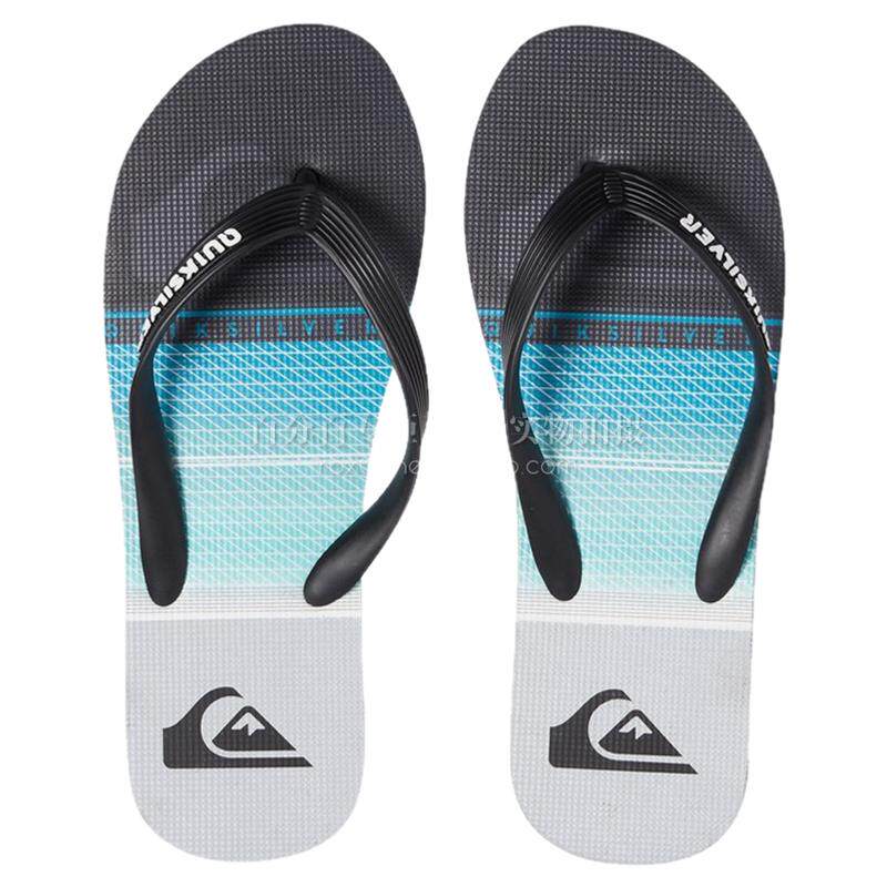 Quikilver新款平跟男亲子室外防滑速干橡胶底人字拖夏季拖鞋