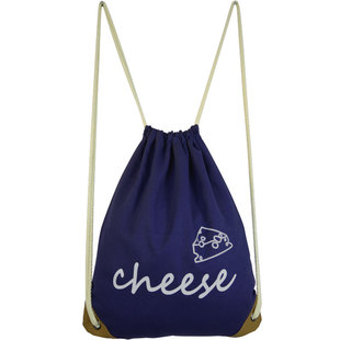 帆布束口袋韩版抽绳双肩包学生书包拉绳运动小背包休闲购物袋背包