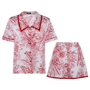 BECHIC春羽系列短袖短裤分身套装家居服睡衣女款BC46BV2