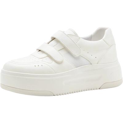 Bata小白鞋女2026夏季商场新款厚底网面日常通勤透气单鞋UEN39BM6