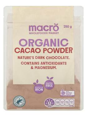 澳洲macro生可可粉健康烘焙饮品