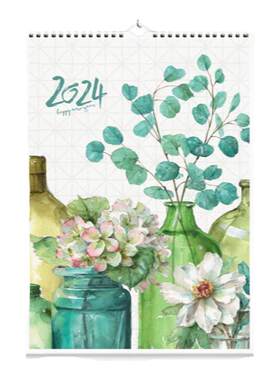 2026年畅销精美插画翻页日历挂历
