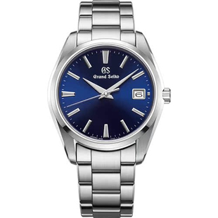 【年差石英表】GrandSeiko冠蓝狮gs石英钢带简约商务男表SBGP013G