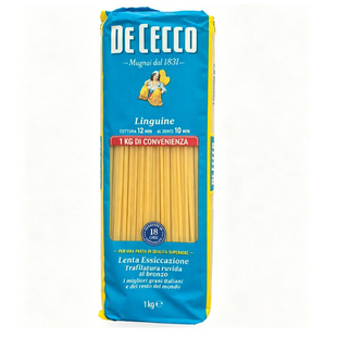 意大利进口得科7#扁身形意大利面1kg 扁面意面Dececco Linguine