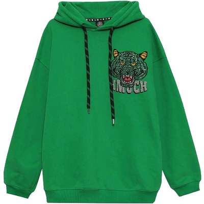 潮牌帽衫TCH男女同款套头