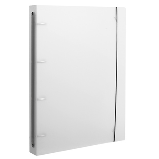 【送打孔器】四孔a4活页夹线圈本活页本外壳笔记本学生厚可拆卸替芯打孔文件夹透明塑料大容量装订纸本子