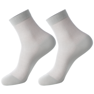 男士袜子白色纯棉7a抗菌透气
