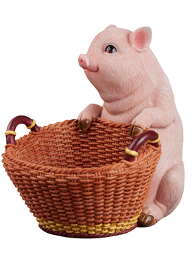 小狗玄关收纳摆件门口桌面装饰品