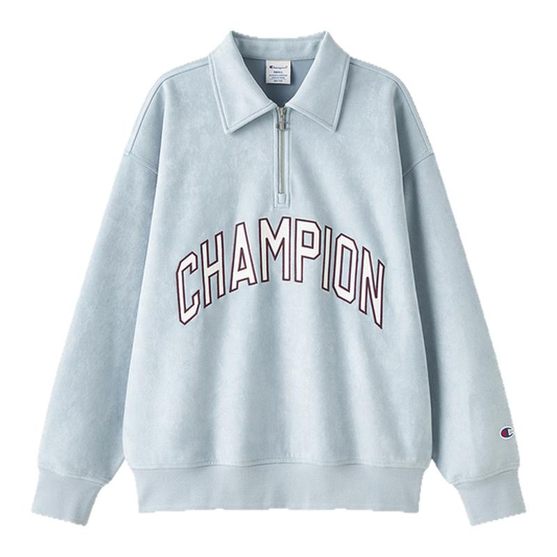 Champion冠军情侣半拉链宽松卫衣