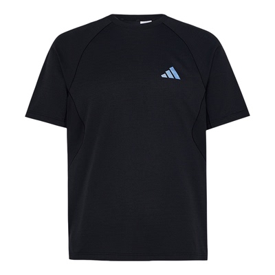 Adidas/阿迪达斯正品新款男黑色训练凉感速干经典短袖T恤IA6093