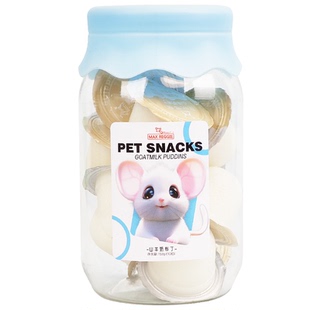 山羊奶布丁花枝鼠开食专用仓鼠龙猫小宠物猫狗果冻营养零食用品